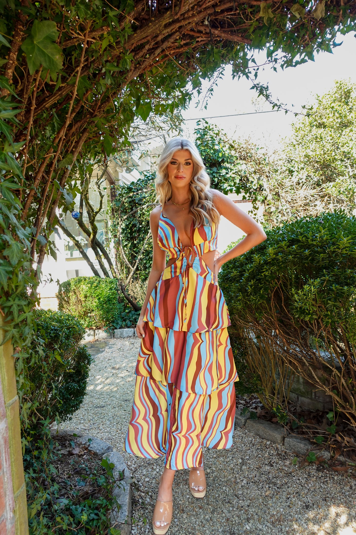 Rainbow Row Dress