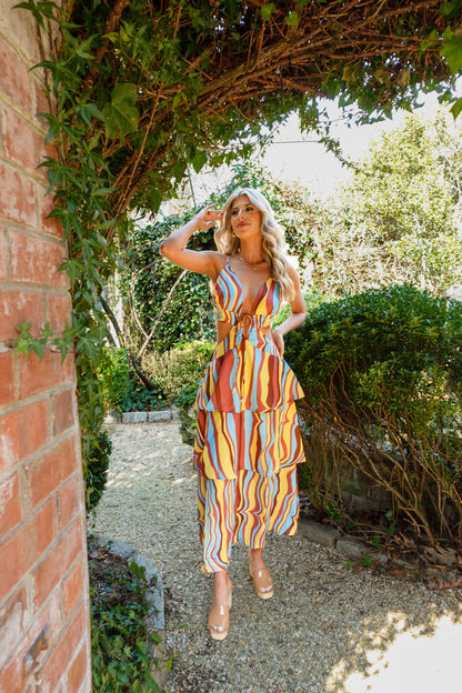 Rainbow Row Dress